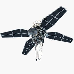 Sci-fi Satellite Orbital Cannon