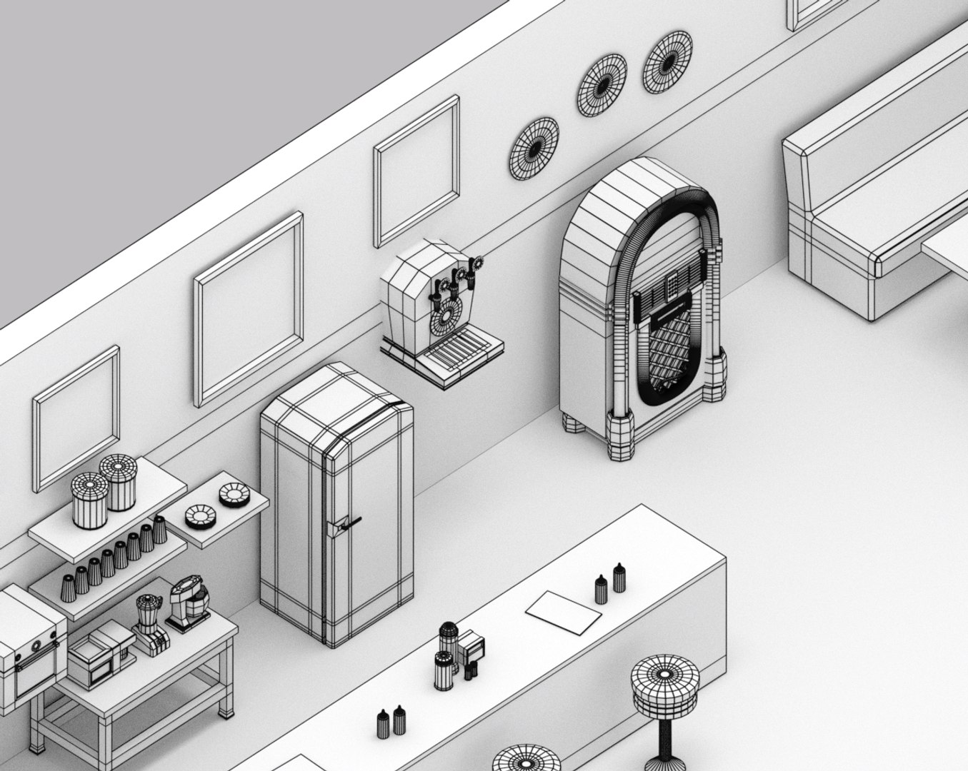 50 diner 3D model https://p.turbosquid.com/ts-thumb/mX/2vu7sI/LFVZpGaF/wire3/png/1510117721/1920x1080/fit_q87/32e2741d1420bb4d6bcd11b5fabe63cf6b8a10df/wire3.jpg