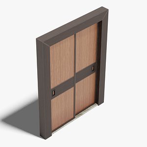 Japanese Furniture Kit - Door Typ B 3D model