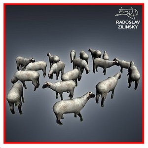 3ds max sheep herd