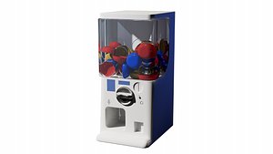 Japanese style capsule gacha machine
