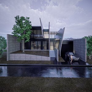 modern house model