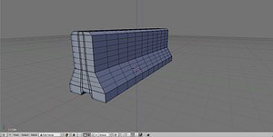 Concrete Divider.obj