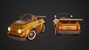 Fiat 500 Stylized 3D model