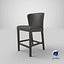 Bar Stool Curran Quilted Onyx