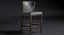 Bar Stool Curran Quilted Onyx