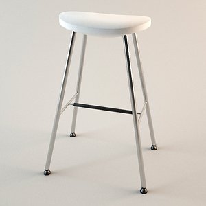 ikea bar stool 3d model