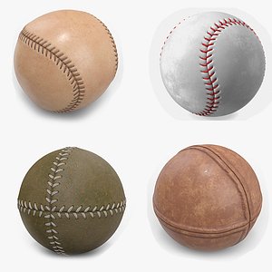 Vintage Baseball Balls Collection 3