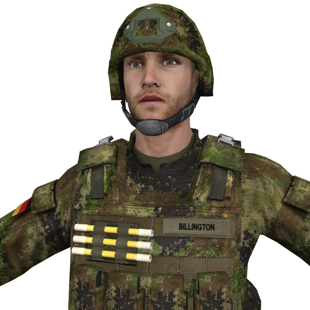 3d model of soldier 3