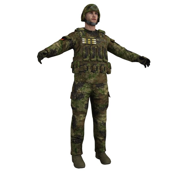 3d model of soldier 3