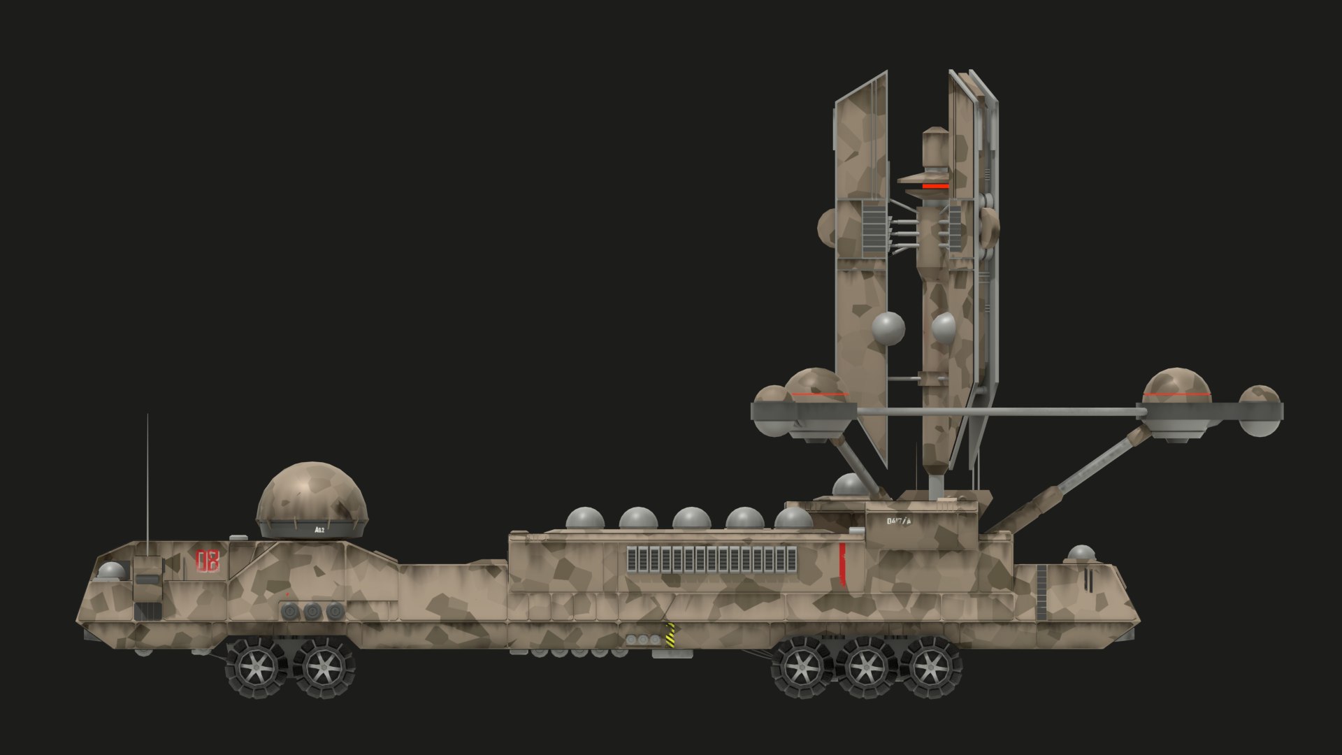 3D Rover Vehicle Radar - TurboSquid 1610541