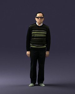 Old man with glasses 0102