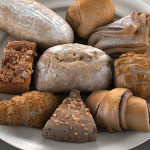 Realistic Pastry 3D Model Pack