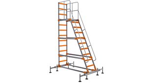 industrial Multifunctional Ladder 3D model