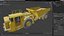 3D Underground Mining Truck Dirty