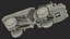 3D Underground Mining Truck Dirty
