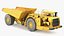 3D Underground Mining Truck Dirty