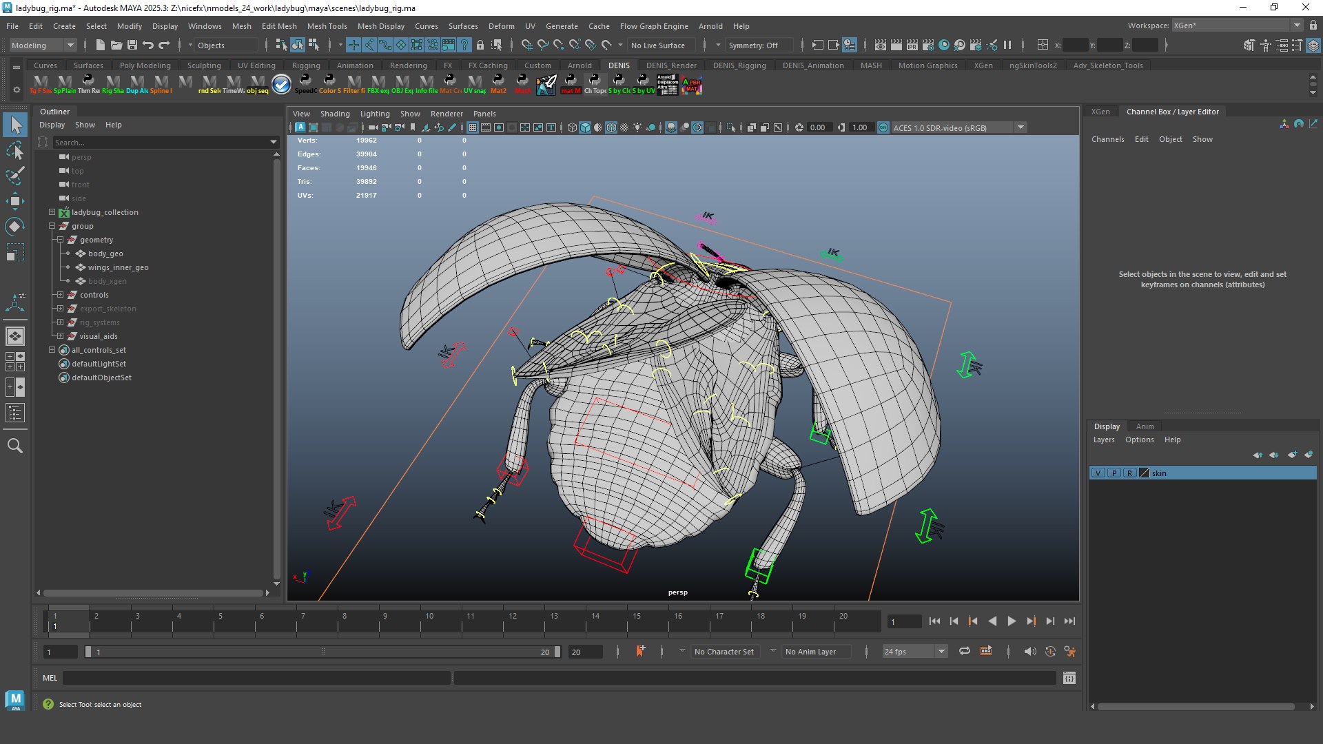 Ladybug Rigged Xgen 3D https://p.turbosquid.com/ts-thumb/mX/iIVhOl/C4/ladybug_maya_screenshot_02/jpg/1761638615/1920x1080/fit_q87/d8229e3d034807becd5056ffcfb3224f47b08a15/ladybug_maya_screenshot_02.jpg