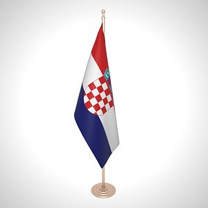 croatia flag model