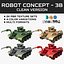 Robot Concept-3B-Clean-4 Colors
