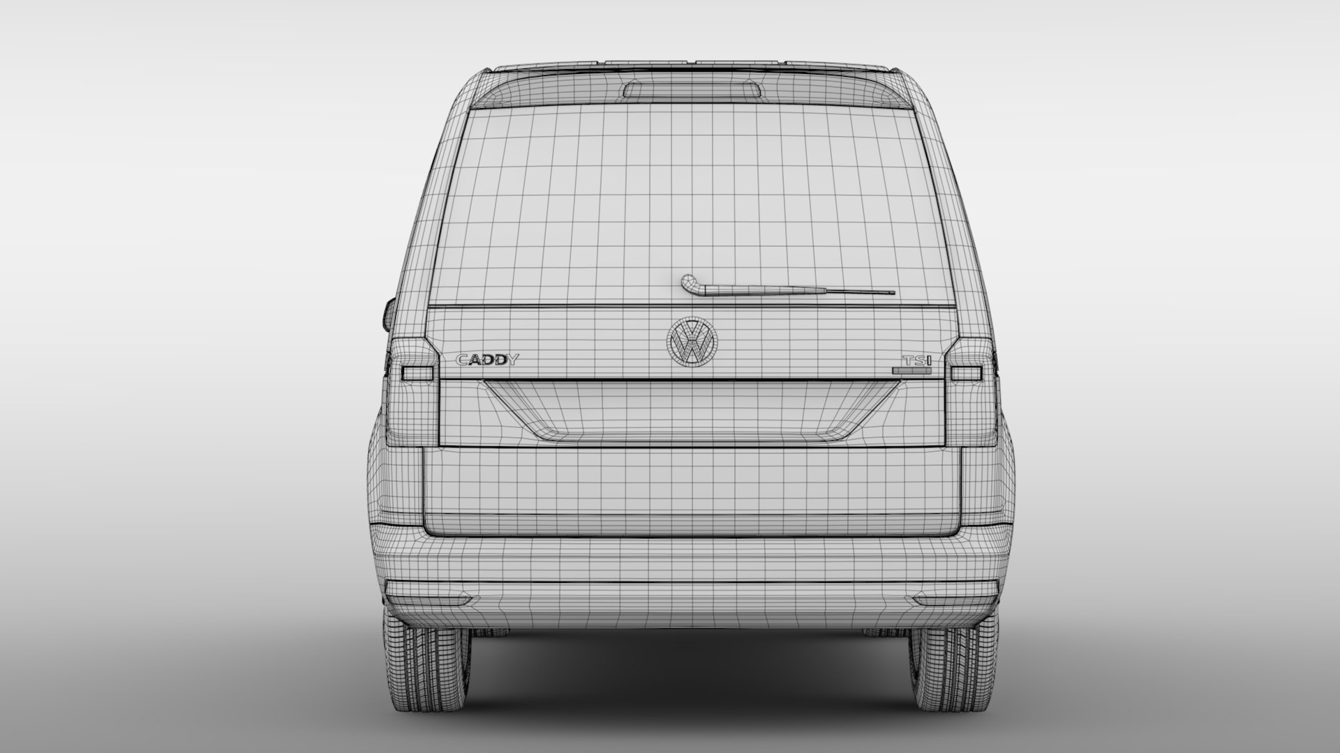 Volkswagen caddy 2018 3D model - TurboSquid 1275583