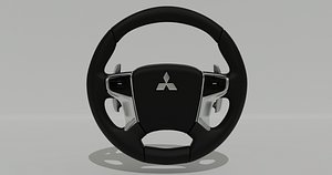 3D Steering wheel pajero sport