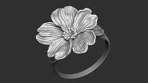 3D The Mermaid ring design model