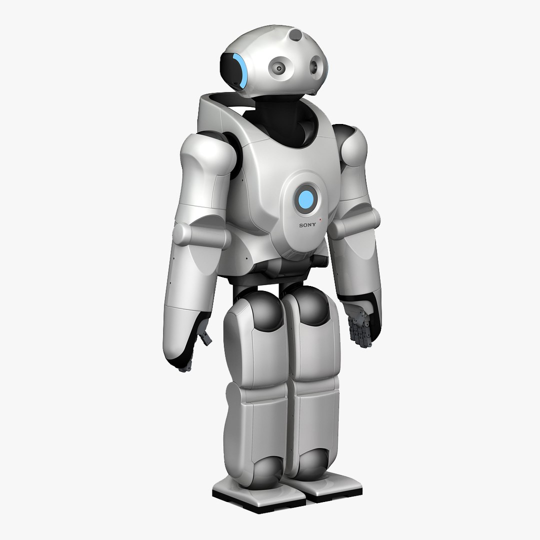 3d Sony Qrio Robot Static Model