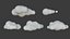 Low Poly Dirty Cloud Pack