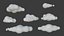 Low Poly Dirty Cloud Pack
