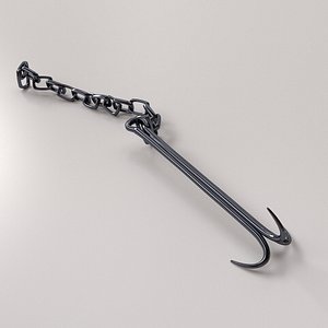 3D Folding Grappling Hook Rope Model - TurboSquid 1618986