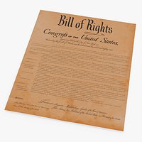 United States Bill of Rights Manuscript