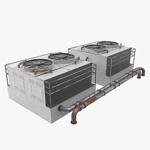 games industrial air conditioner 3D model