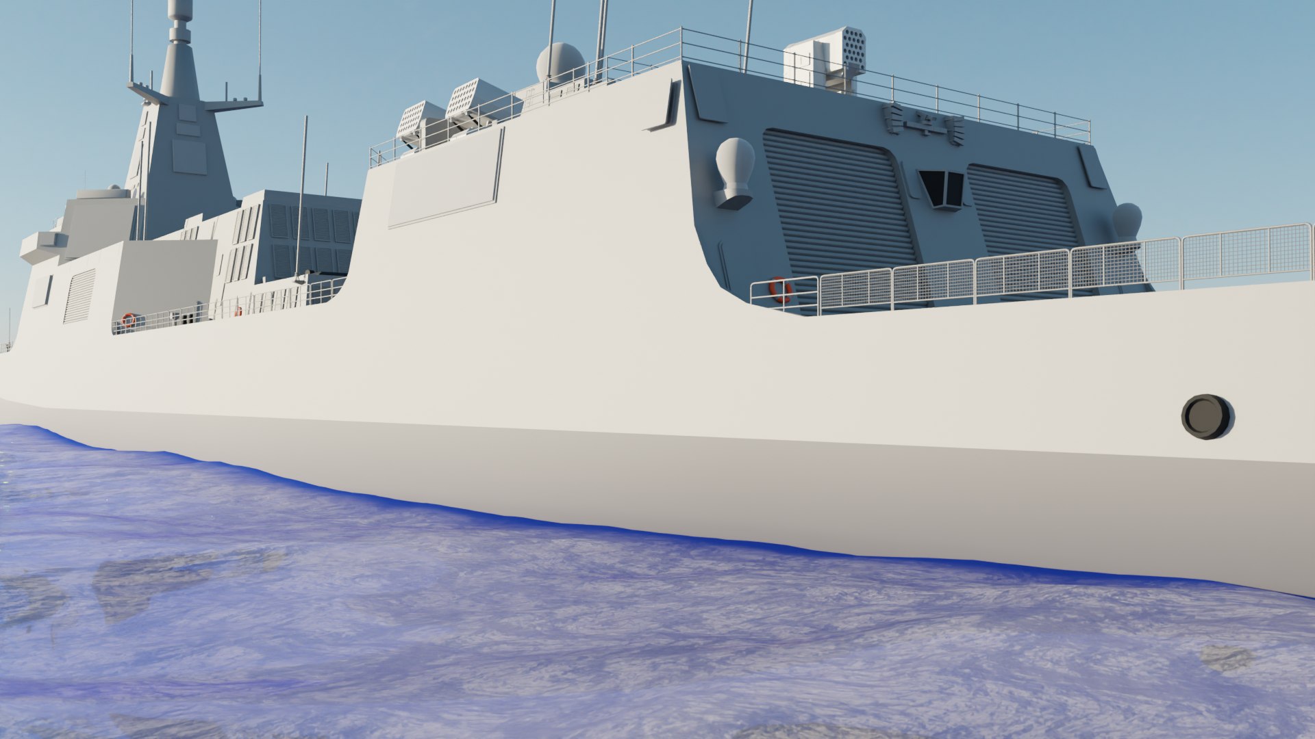 CN Type 055 Destroyer Model - TurboSquid 2336169