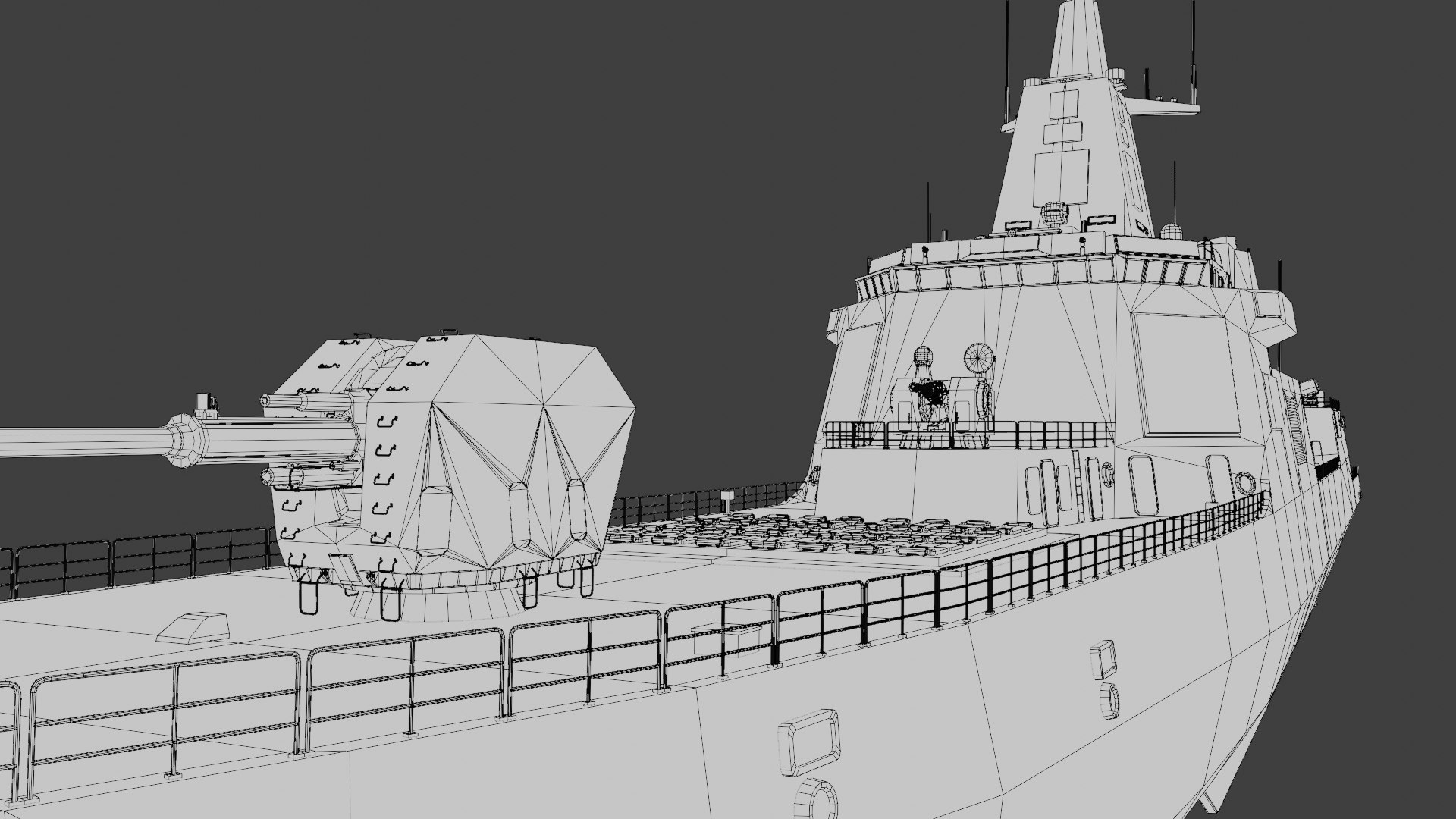 CN Type 055 Destroyer Model - TurboSquid 2336169