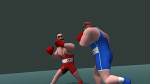 Boxing Animations 3D model