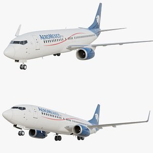 Aeromexico Boeing 737-800 Realistic Jet Airliner Plane