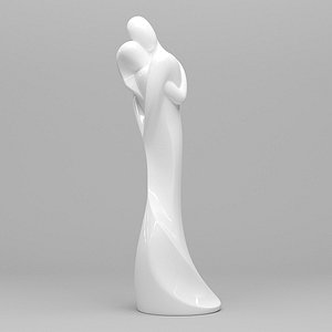 couple figurine 3d max