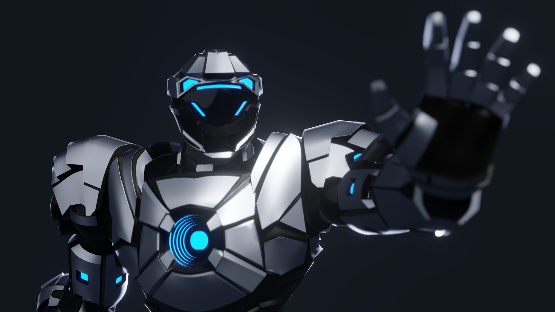 Sci-fi Robotic Character Games 3D Model - TurboSquid 1373707