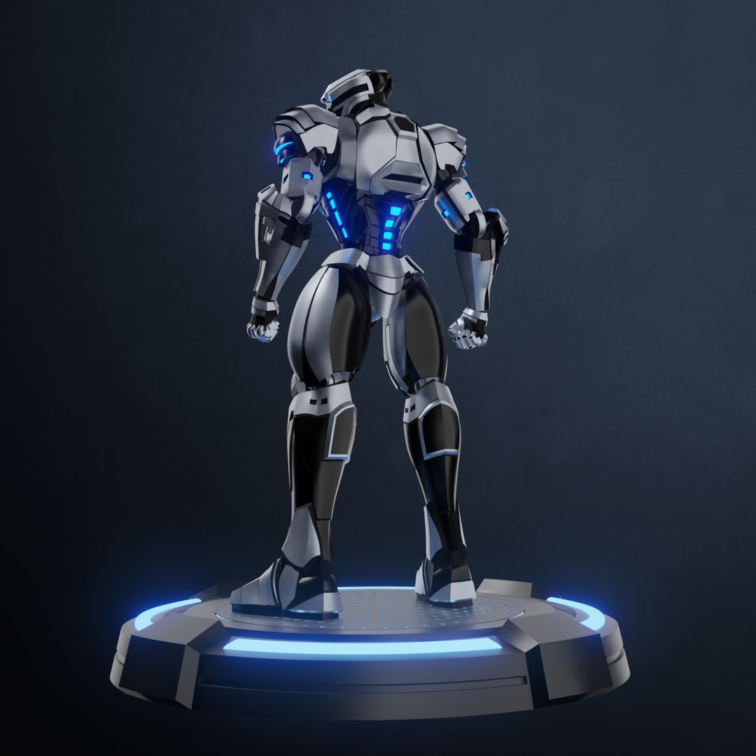 Sci-fi Robotic Character Games 3D Model - TurboSquid 1373707