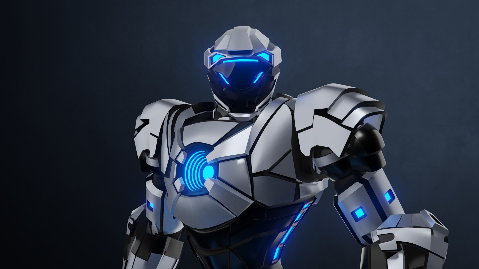 Sci-fi Robotic Character Games 3D Model - TurboSquid 1373707