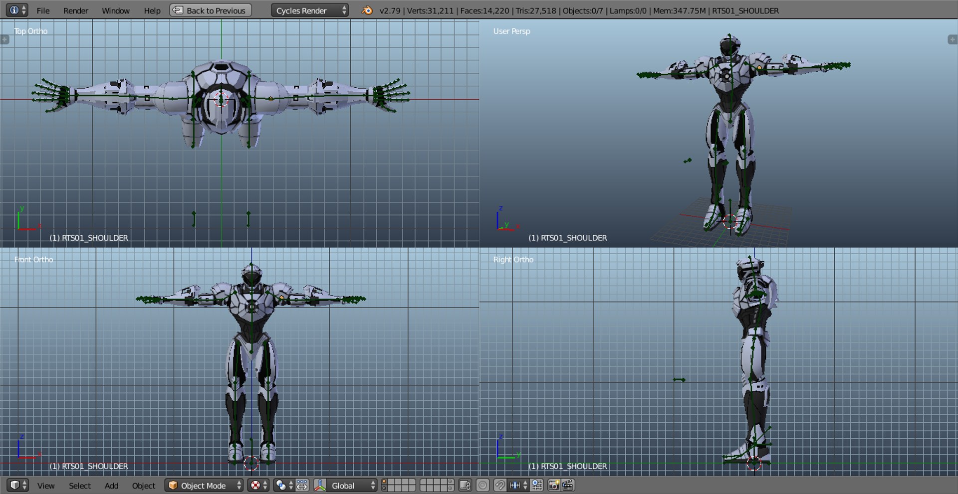 Sci-fi Robotic Character Games 3D Model - TurboSquid 1373707