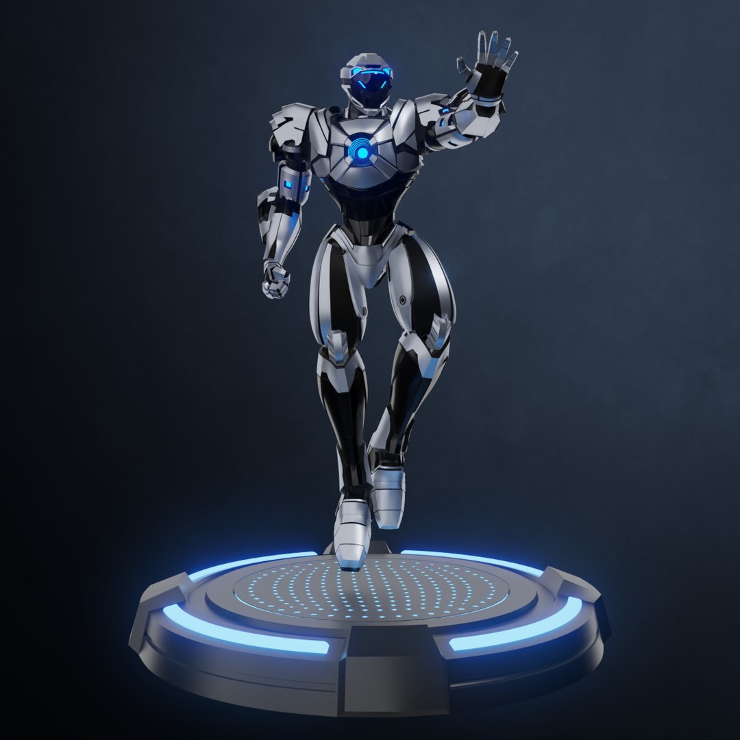Sci-fi Robotic Character Games 3D Model - TurboSquid 1373707