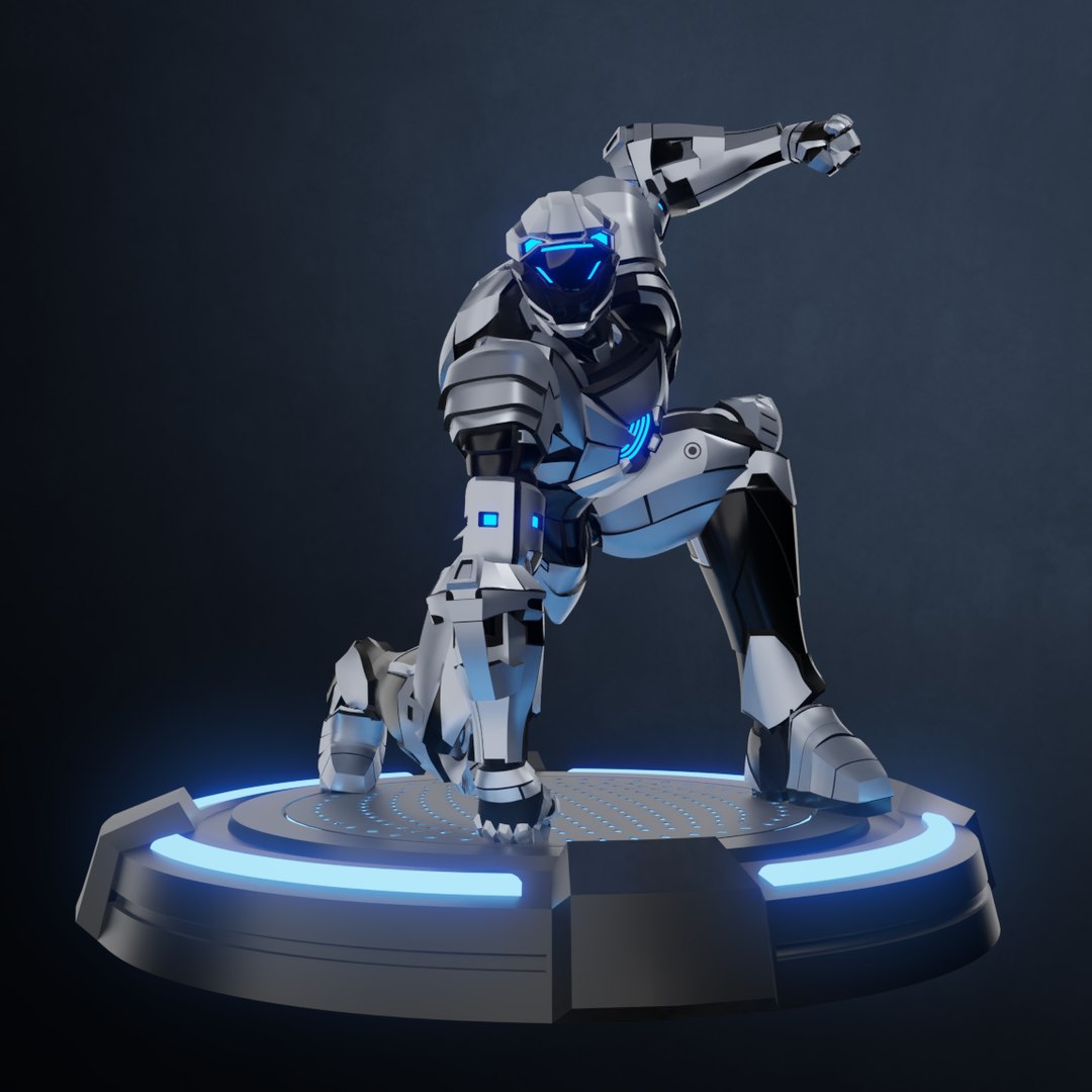 Sci-fi Robotic Character Games 3D Model - TurboSquid 1373707