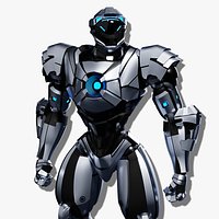 Robot character mecha game asset RTS01