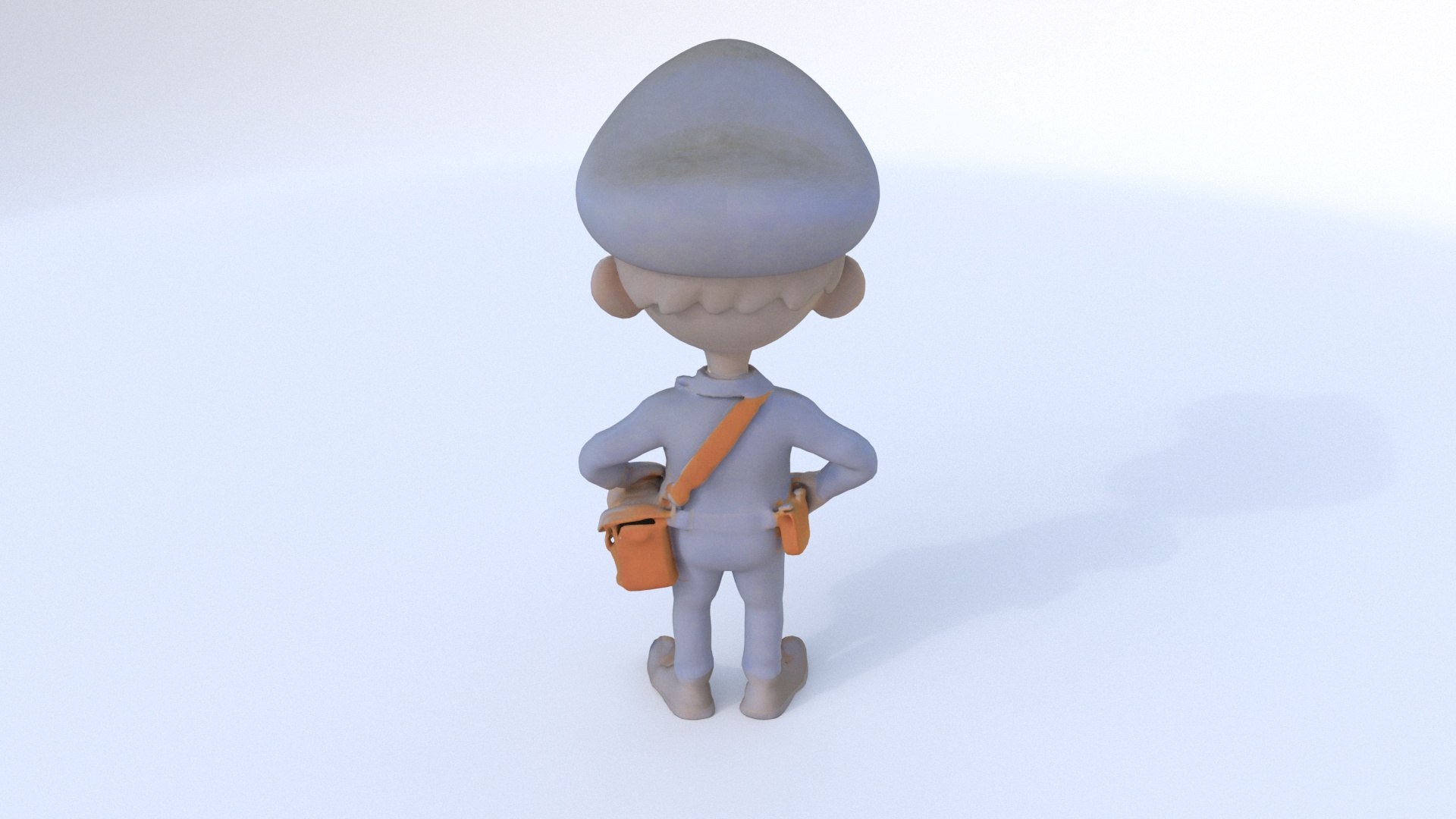 Postman Male 3D Model - TurboSquid 2333489
