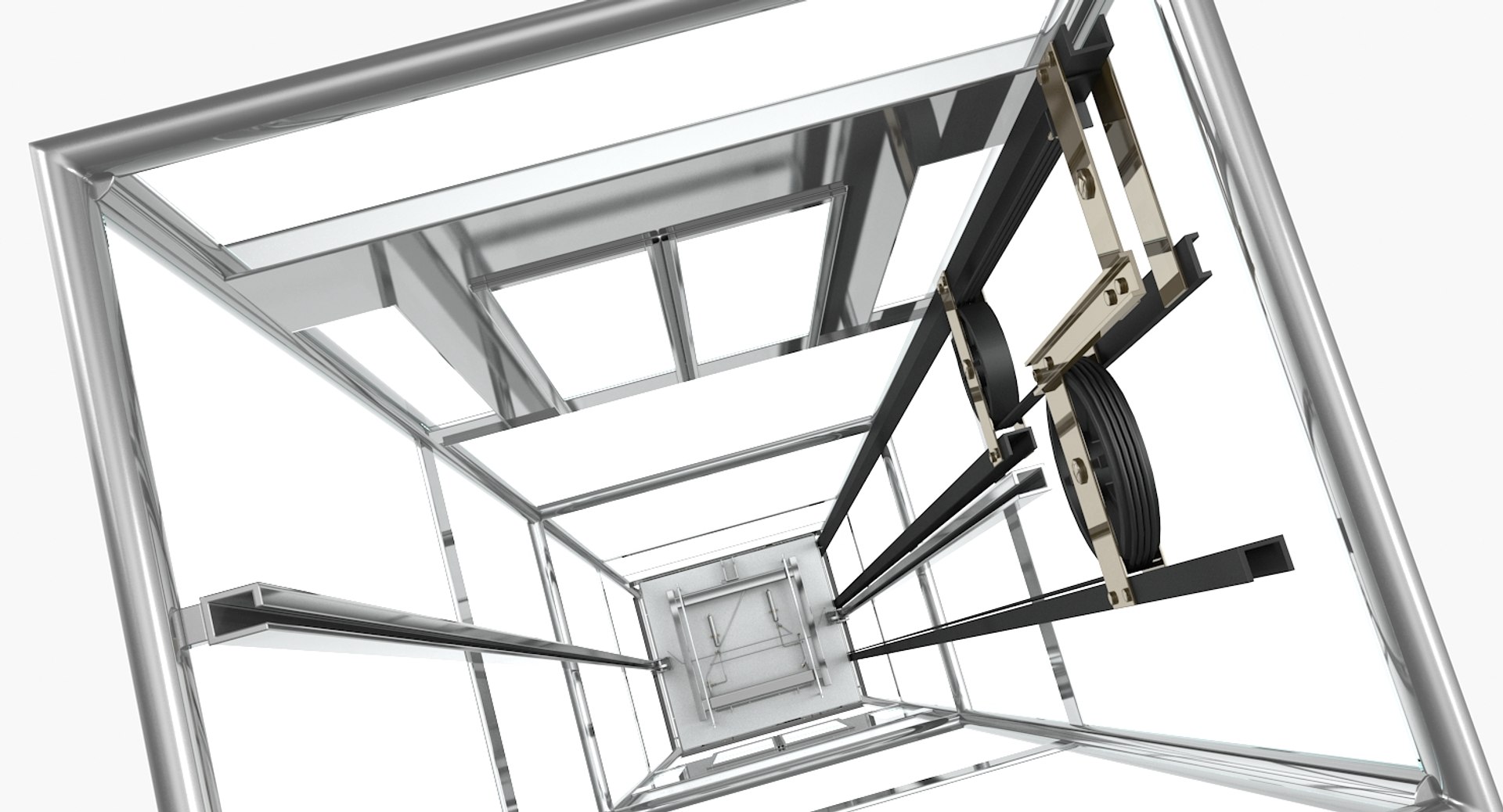 Panoramic Glass Elevator 3D TurboSquid 1341398