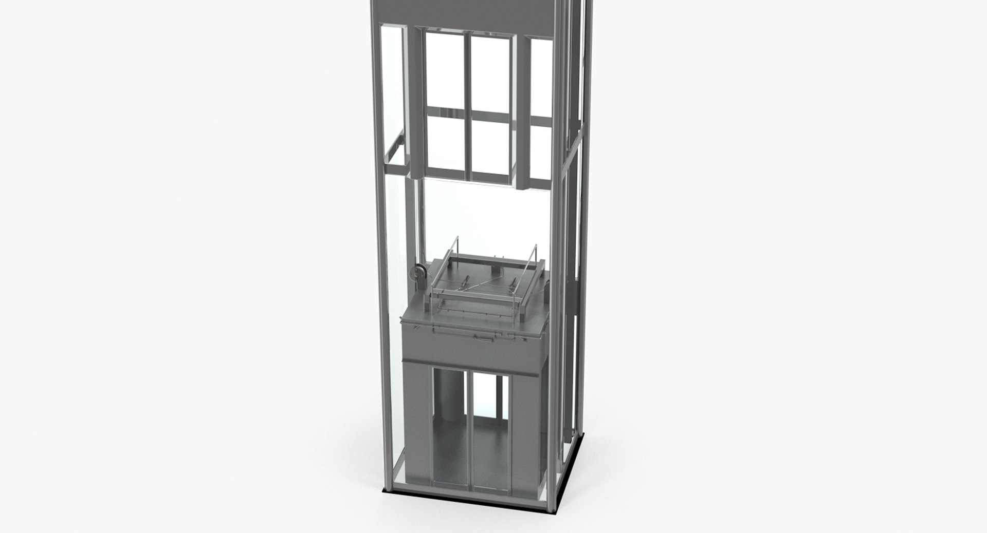 Panoramic Glass Elevator 3D TurboSquid 1341398