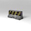 Beton-Verkehrssperre Low Poly