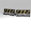 Beton-Verkehrssperre Low Poly